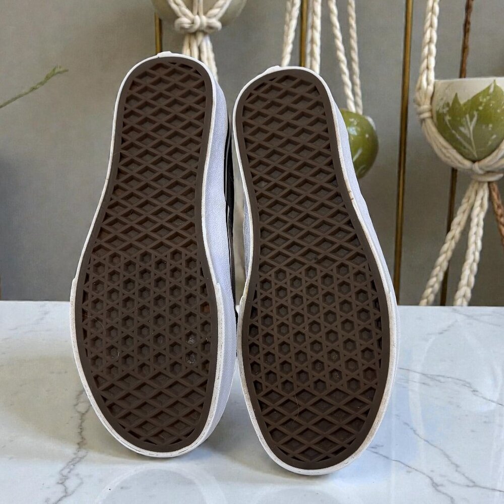 Vans Women's Size 6.5 Lace Up Canvas Sneakers Gray - Picture 11 of 11